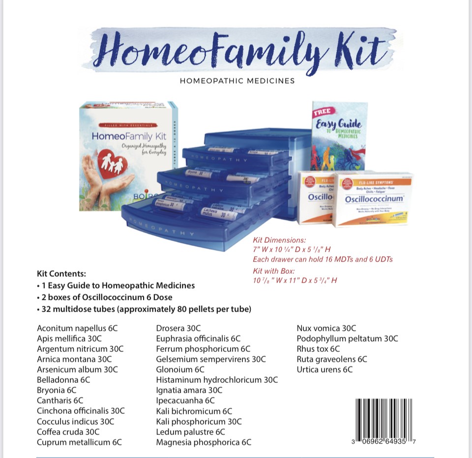 HomeoFamily Kit - Organized Homeopathy for Everyday - 32 Tubes of esse –  The Hippie Farmer